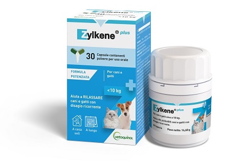 ZYLKENE PLUS CANI/GATTI 10 KG 30 CAPSULE - Gruppofarmastore.it