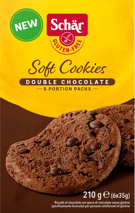 SCHAR SOFT COOKIE DOUBLE CHOCOLATE 210 G - Gruppofarmastore.it