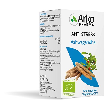 ARKOCPS ASHWAGANDHA BIO 60 CAPSULE - Gruppofarmastore.it