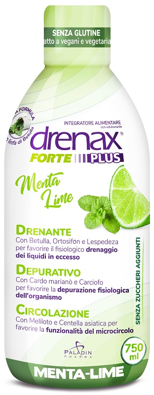 DRENAX FORTE PLUS MENTA/LIME 750 ML - Gruppofarmastore.it