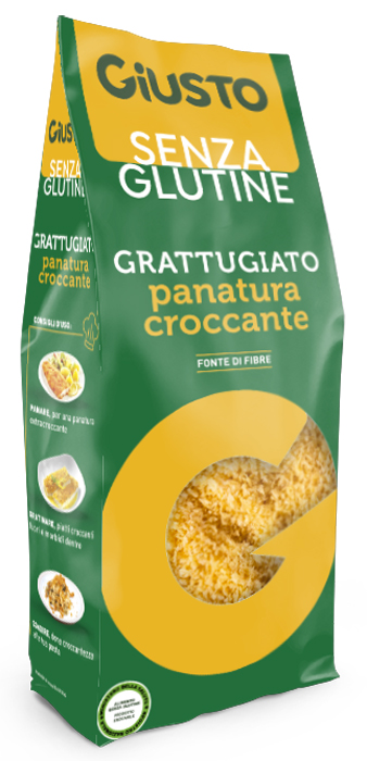 GIUSTO SENZA GLUTINE GRATTUGIATO PANATURA CROCCANTE 200 G - Gruppofarmastore.it