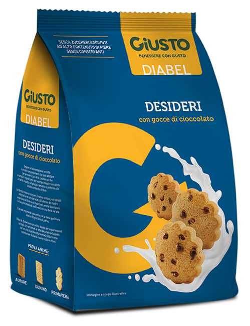 GIUSTO DIABEL BISCOTTO DESIDERI 150 G - Gruppofarmastore.it