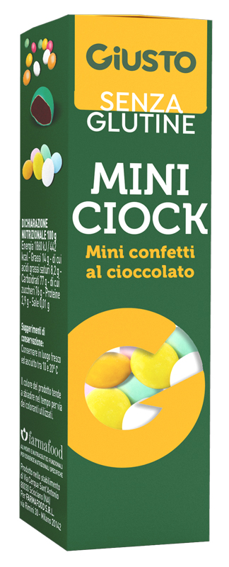 GIUSTO SENZA GLUTINE MINI CIOCK 40 G - Gruppofarmastore.it
