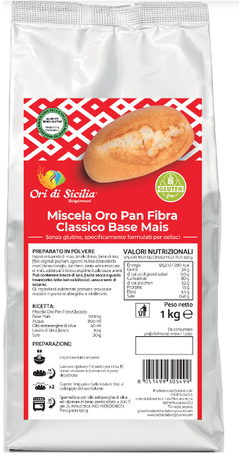 MIX ORO PAN BASE MAIS 1 KG - Gruppofarmastore.it