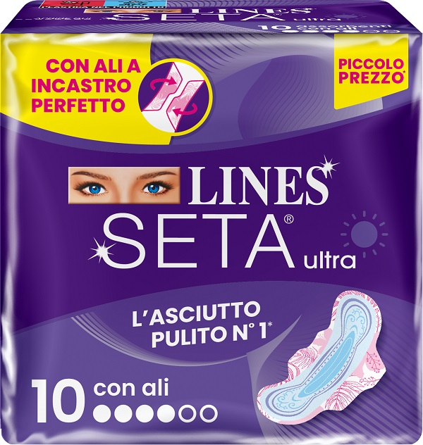 LINES SETA ULTRA ASSORBENTI ALI DWCT 10 PEZZI - Gruppofarmastore.it