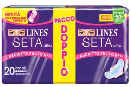 LINES SETA ULTRA ASSORBENTI ALI VP 20 PEZZI - Gruppofarmastore.it