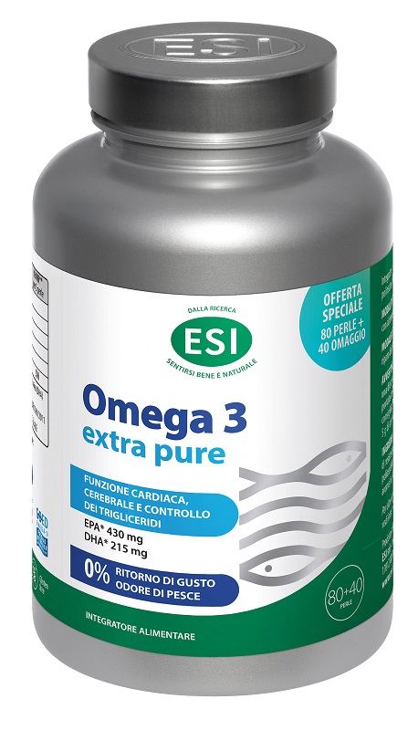 ESI OMEGA 3 EXTRA PURE 80 PERLE + 40 PERLE IN OMAGGIO - Gruppofarmastore.it