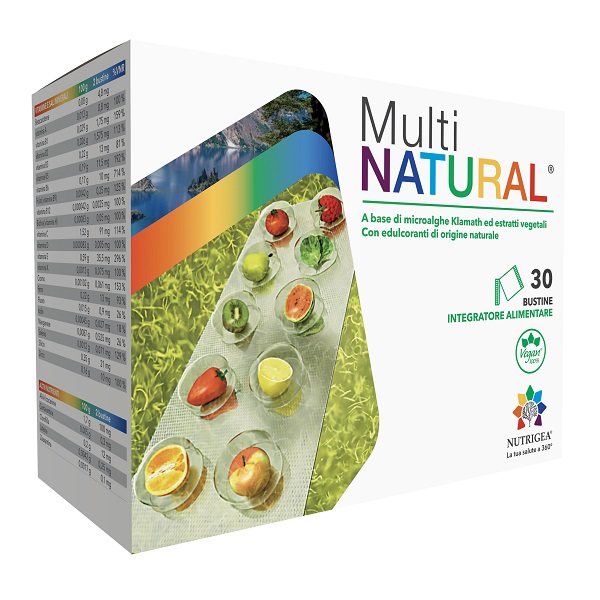MULTINATURAL 30 BUSTINE DA 3 G CON EDULCORANTI DI ORIGINE NATURALE SENZA GLUTINE - Gruppofarmastore.it