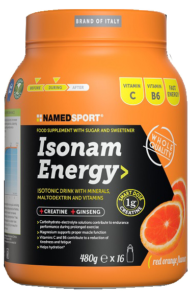 ISONAM ENERGY ORANGE 480 G 1 G CREATINA - Gruppofarmastore.it