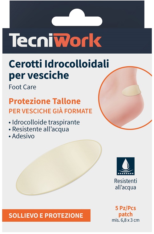 CEROTTI IDROCOLLOIDALI PER VESCICHE 5 PEZZI - Gruppofarmastore.it