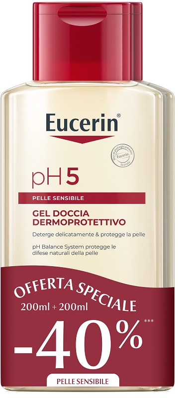 EUCERIN BIPACCO PH5 GEL DOCCIA 200 ML + 200 ML - Gruppofarmastore.it