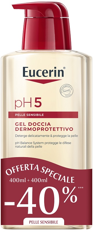 EUCERIN BIPACCO PH5 GEL DOCCIA 400 ML + 400 ML - Gruppofarmastore.it