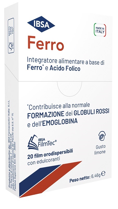 FERRO IBSA 20 FILM ORODISPERSIBILI - Gruppofarmastore.it