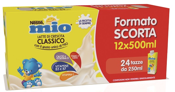 MIO LATTE CRESCITA CLASSICO 12 PEZZI DA 500 ML - Gruppofarmastore.it
