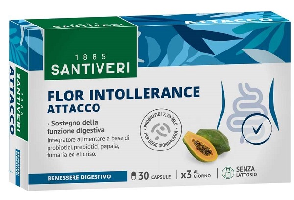 FLOR INTOLLERANCE ATTACCO 30 CAPSULE - Gruppofarmastore.it