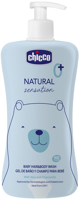 CHICCO NATURAL SENSATION BAGNO SHAMPOO 500 ML - Gruppofarmastore.it