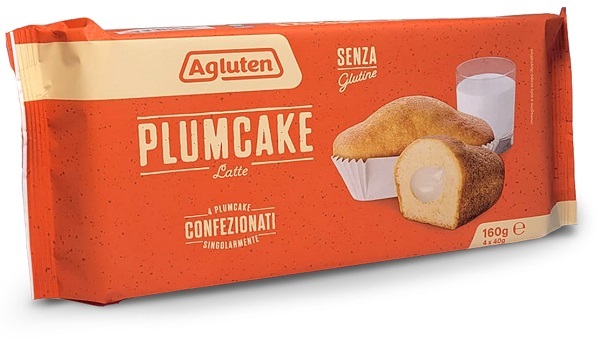 AGLUTEN PLUMCAKE LATTE 4 X 40 G - Gruppofarmastore.it