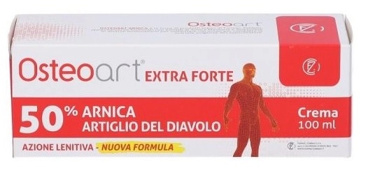 OSTEOART EXTRA FORTE 50% ARNICA E ARTIGLIO DEL DIAVOLO CREMA 100 ML AZIONE LENITIVA NUOVA FORMULA - Gruppofarmastore.it