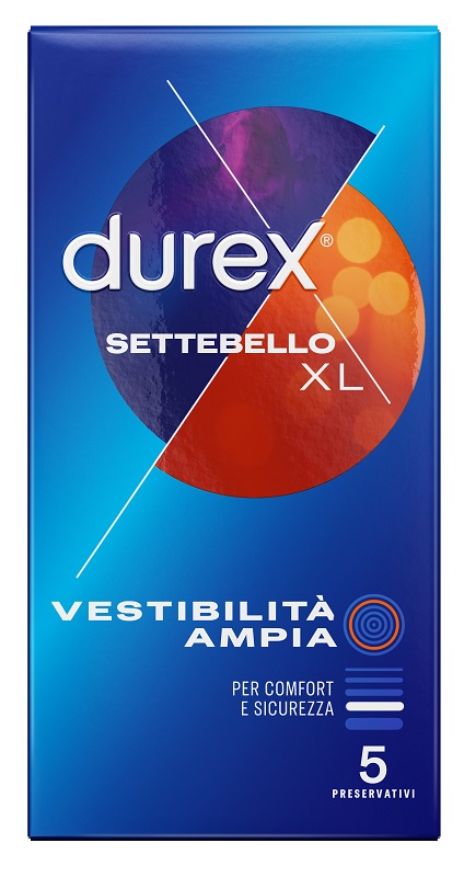 PROFILATTICO DUREX SETTEBELLO XL 5 PEZZI - Gruppofarmastore.it
