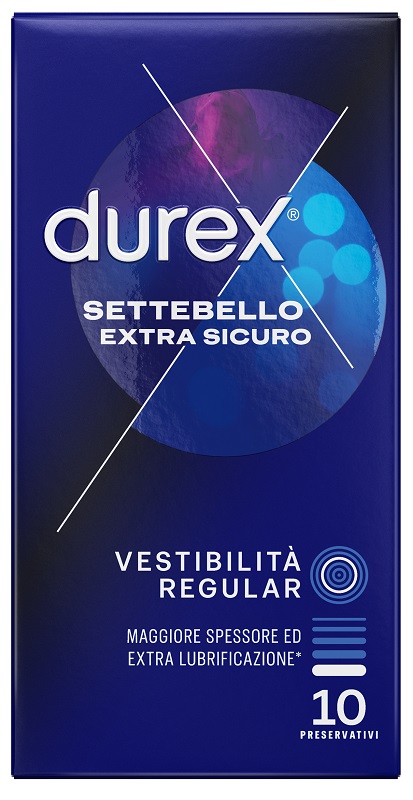 PROFILATTICO DUREX SETTEBELLO EXTRA SICURO 10 PEZZI - Gruppofarmastore.it