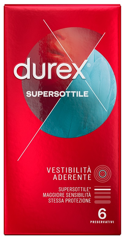 PROFILATTICO DUREX SUPERSOTTILE CLOSE FIT 6 PEZZI - Gruppofarmastore.it