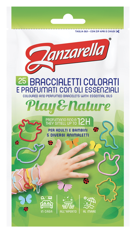 ZANZARELLA BRACCIALETTI PALY&NATURE 25 PEZZI - Gruppofarmastore.it