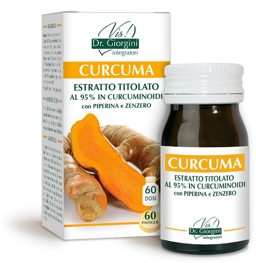 CURCUMA ESTRATTO TITOLATO 95% CURCUMINOIDI 60 PASTIGLIE - Gruppofarmastore.it