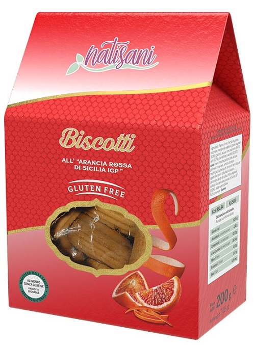 BISCOTTI ALL'ARANCIA ROSSA DI SICILIA IGP 200 G - Gruppofarmastore.it