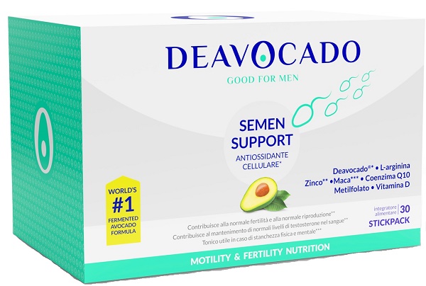 DEAVOCADO SEMEN SUPPORT UOMO 30 STICKPACK - Gruppofarmastore.it