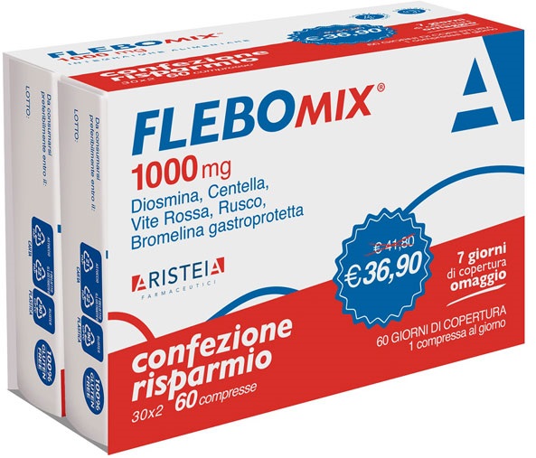 FLEBOMIX 1000 MG 60 COMPRESSE BI-PACK - Gruppofarmastore.it
