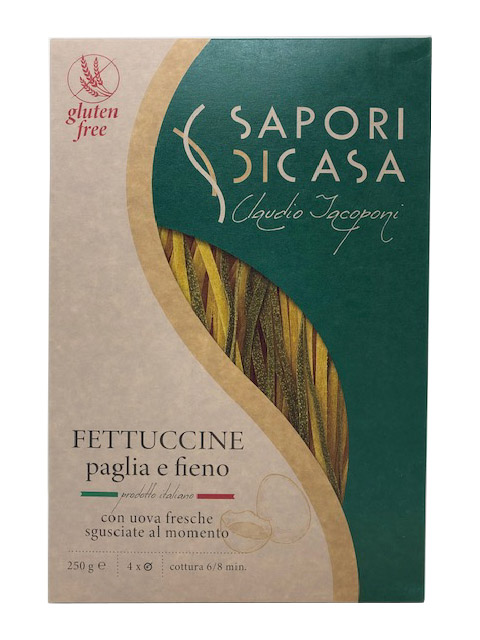FETTUCCINE PAGLIA & FIENO ALL'UOVO 250 G - Gruppofarmastore.it