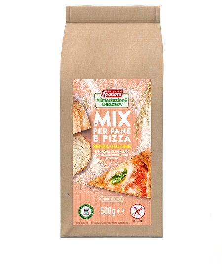ALIMENTAZIONE DEDICATA MIX PANE E PIZZA SENZA GLUTINE 500 G - Gruppofarmastore.it