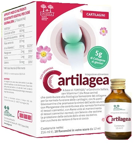 CARTILAGEA SALUGEA 18 FLACONCINI DA 12 ML - Gruppofarmastore.it