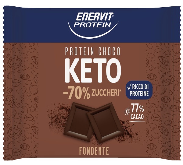 ENERVIT PROTEIN KETO TAVOLETTA CIOCCIOLATO 35 G - Gruppofarmastore.it