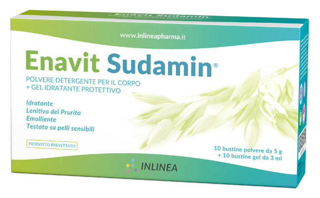 ENAVIT SUDAMIN 10 BUSTINE POLVERE DA 5 G + 10 BUSTINE GEL DA 5 ML - Gruppofarmastore.it