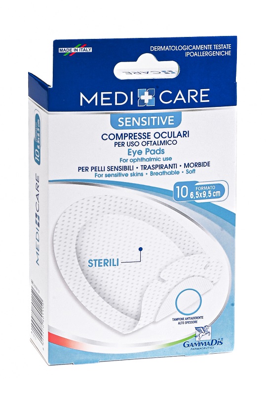 COMPRESSE OCULARI MEDICARE 10 PEZZI - Gruppofarmastore.it