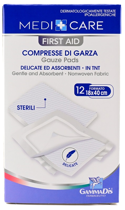 GARZA MEDICARE TNT 18X40 CM 12 PEZZI - Gruppofarmastore.it