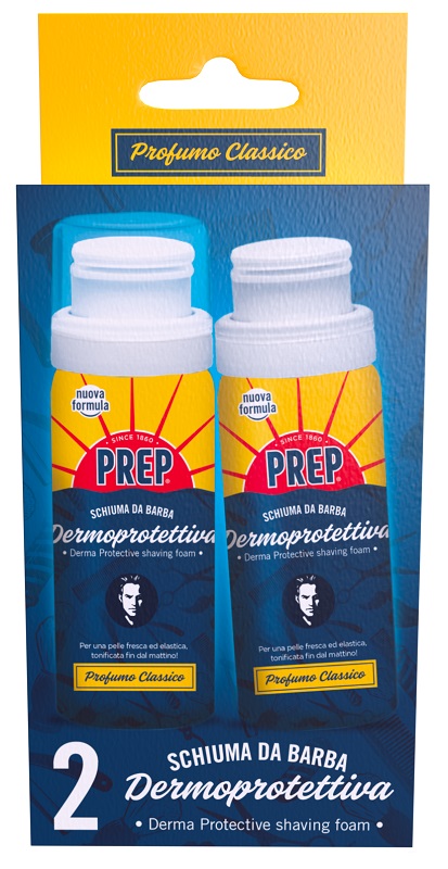 PREP SCHIUMA BARBA CLASSICA 2 PEZZI DA 50 ML - Gruppofarmastore.it