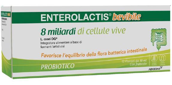 ENTEROLACTIS BEVIBILE 12 FLACONCINI X 10 ML - Gruppofarmastore.it