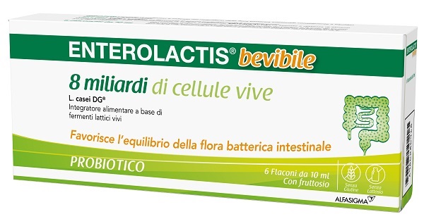 ENTEROLACTIS BEVIBILE 6 FLACONCINI X 10 ML - Gruppofarmastore.it