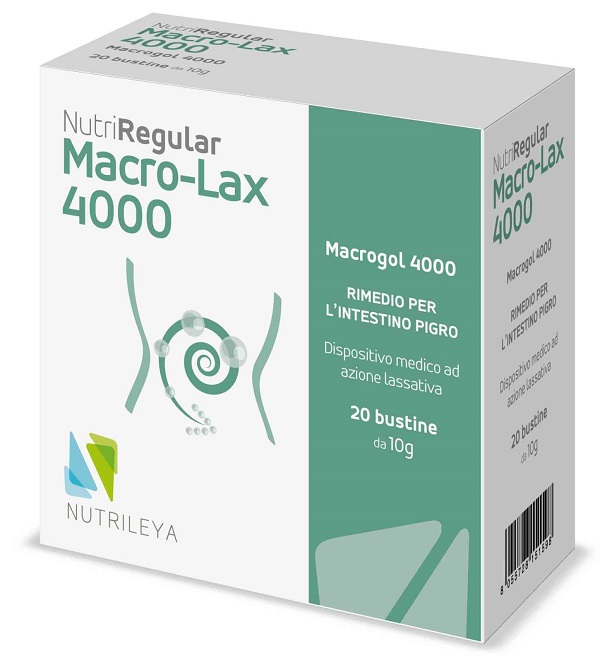NUTRIREGULAR MACRO LAX 4000 20 BUSTINE DA 10 G - Gruppofarmastore.it