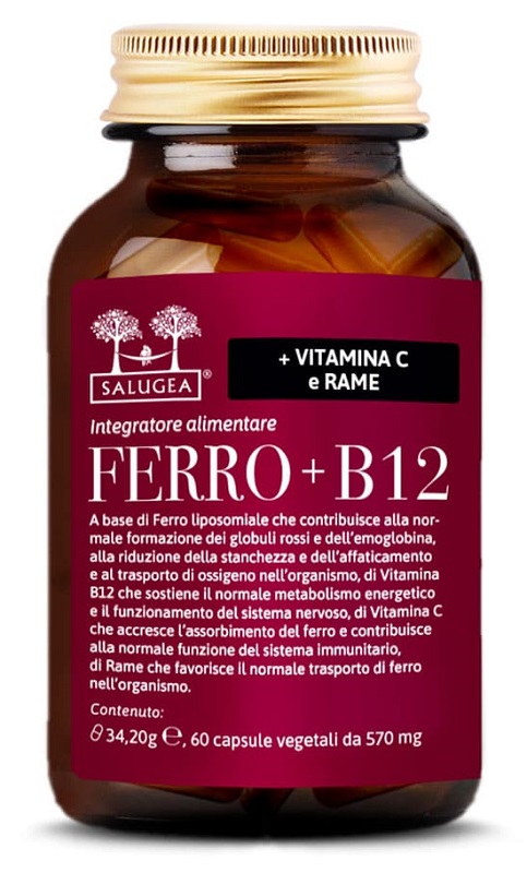 SALUGEA FERRO + B12 60 CAPSULE - Gruppofarmastore.it
