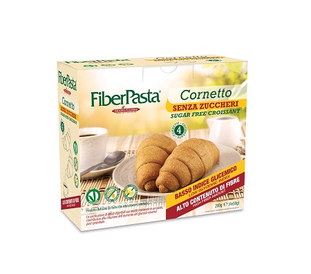 FIBERPASTA CORNETTO SENZA ZUCCHERI 100% VEGETALE 200 G - Gruppofarmastore.it