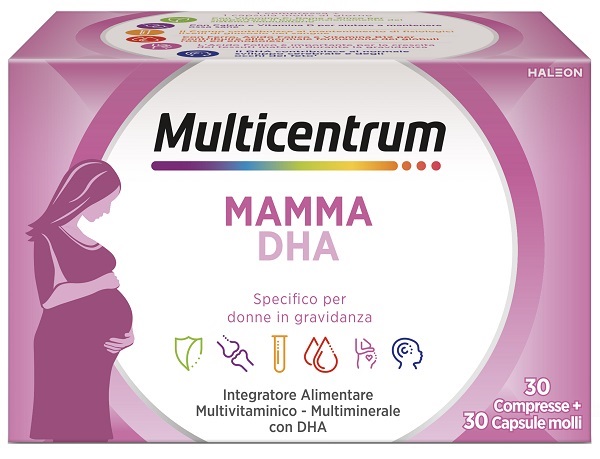 MULTICENTRUM MAMMA DHA 30 COMPRESSE + 30 CAPSULE - Gruppofarmastore.it