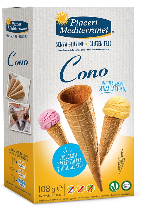 PIACERI MEDITERRANEI CONO 6 PEZZI 18 G - Gruppofarmastore.it