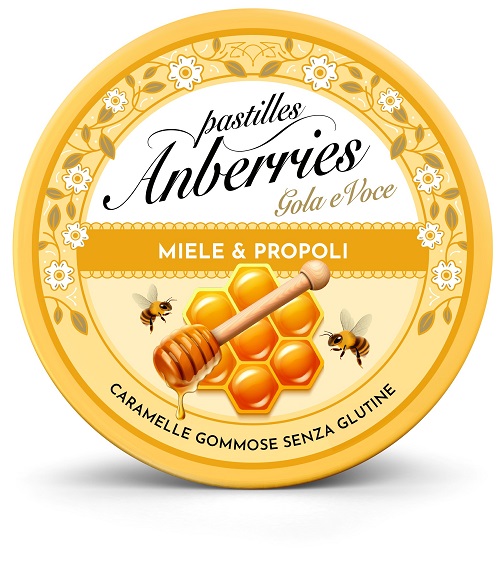 ANBERRIES MIELE&PROPOLI CARAMELLE GOMMOSE 50 G - Gruppofarmastore.it