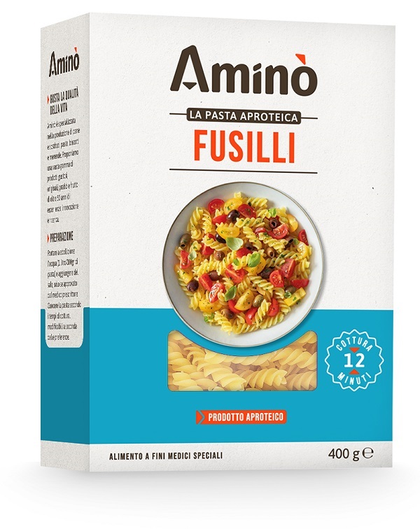 AMINO' LA PASTA APROTEICA FUSILLI 400 G - Gruppofarmastore.it