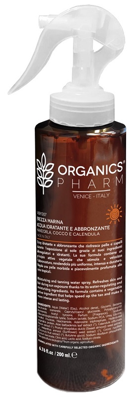 ORGANICS PHARM BREZZA MARINA ACQUA IDRATANTE E ABBRONZANTE 200 ML - Gruppofarmastore.it