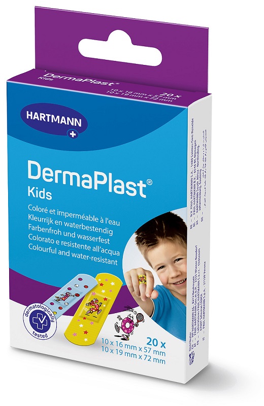 DERMAPLAST KIDS CEROTTO 2 FORMATI 20 PEZZI - Gruppofarmastore.it