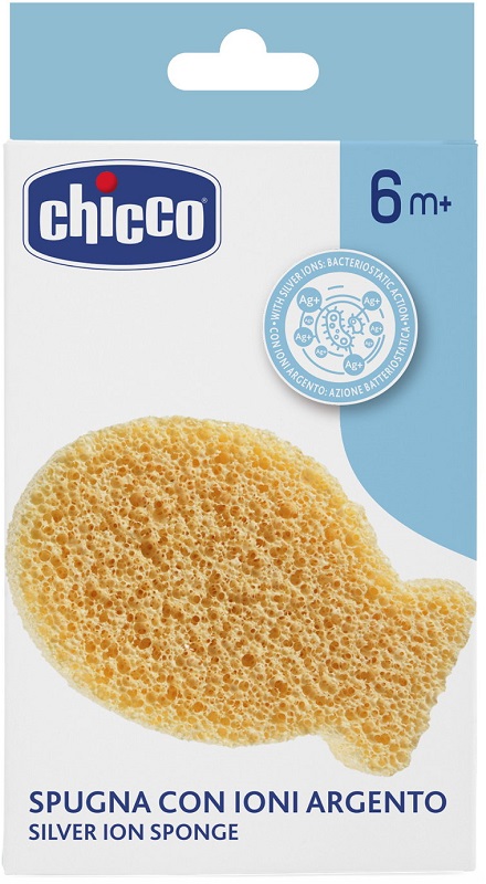 CHICCO SPUGNA IONI ARGENTO - Gruppofarmastore.it